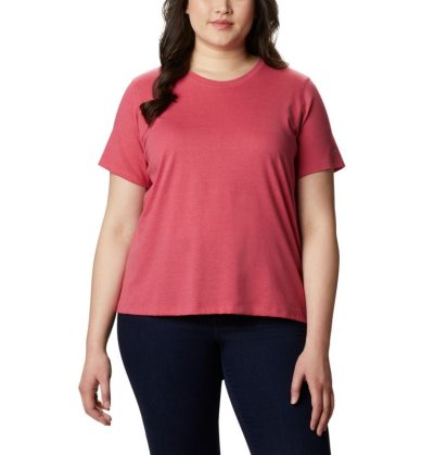 Tops Columbia Solar Shield™ Curta Sleeve Shirt Feminino Rosa Portugal | 146225-LZ5S