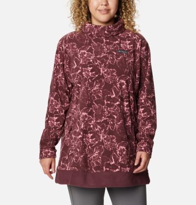 Túnica Columbia Ali Peak™ Fleece Túnica Feminino Vermelhas Escuro Portugal | 128548-63YM