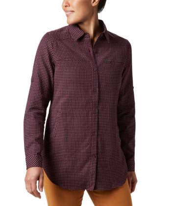 Túnica Columbia Times Two™ Long Sleeve Túnica Feminino Bordeaux Portugal | 176376-I5M9