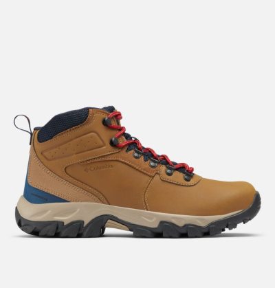 Tênis De Caminhada Columbia Newton Ridge™ Plus II Impermeáveis Caminhada Boot Masculino Luz Marrom Vermelhas Portugal | 151242-83MF