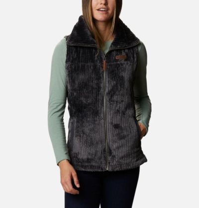 Coletes Columbia Fire Side™ Sherpa Vest Feminino Cinzentas Escuro Portugal | 125781-NZL5