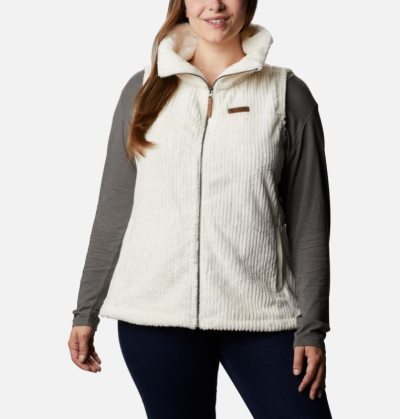 Coletes Columbia Fire Side™ Sherpa Vest Feminino Creme Portugal | 147752-1DWS