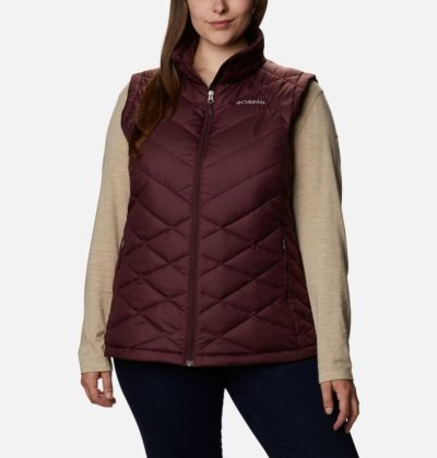 Coletes Columbia Heavenly™ Vest Feminino Vermelhas Escuro Portugal | 144830-FV9T