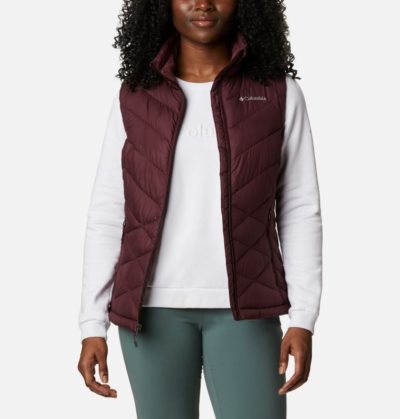 Coletes Columbia Heavenly™ Vest Feminino Vermelhas Escuro Portugal | 178201-DHP1