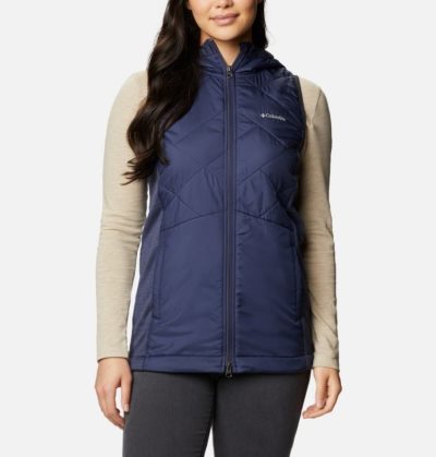 Coletes Columbia Piney Ridge™ Híbrido Vest Feminino Azuis Escuro Portugal | 178551-WTNX