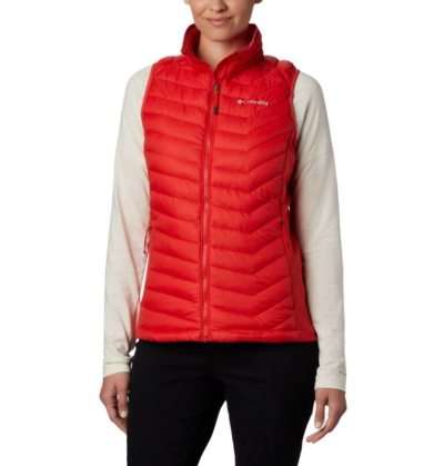 Coletes Columbia Powder Pass™ Vest Feminino Laranja Portugal | 120300-7P7O