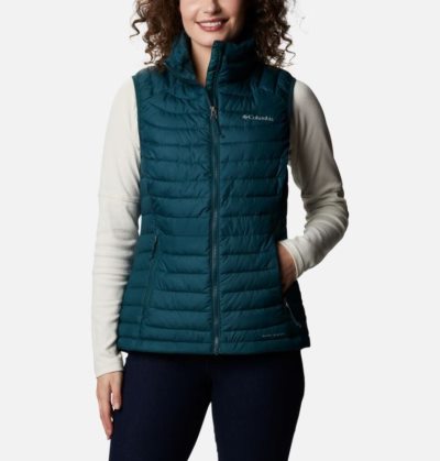 Coletes Columbia White Out™ Vest Feminino Verdes Escuro Portugal | 183587-YHJO