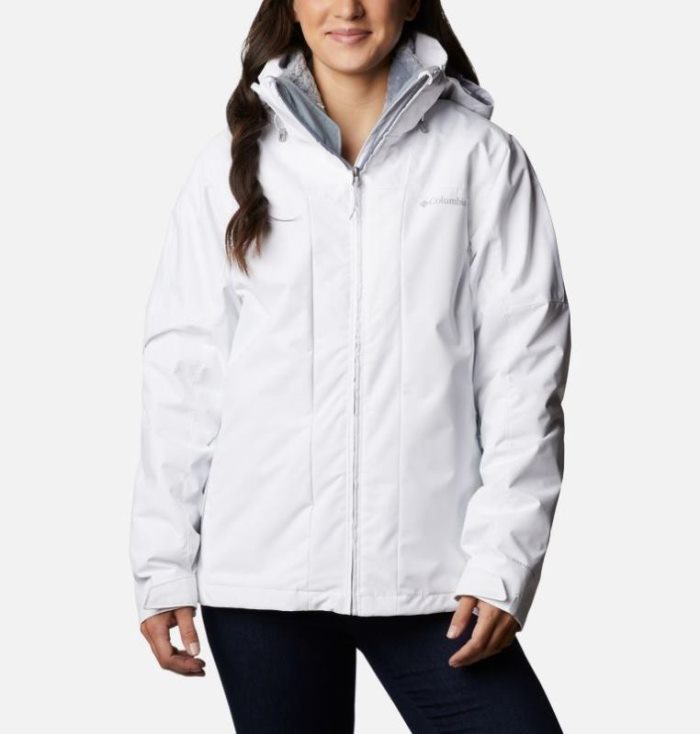 Jaqueta 3 Em 1 Columbia Arctic Trip™ III Interchange Jaqueta Feminino Branco Cinzentas Portugal | 183952-4FXE