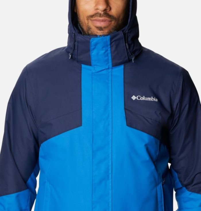 Jaqueta 3 Em 1 Columbia Bugaboo™ II Fleece Interchange Jaqueta Masculino Luz Azul Anil Azul Marinho Portugal | 123828-36RW