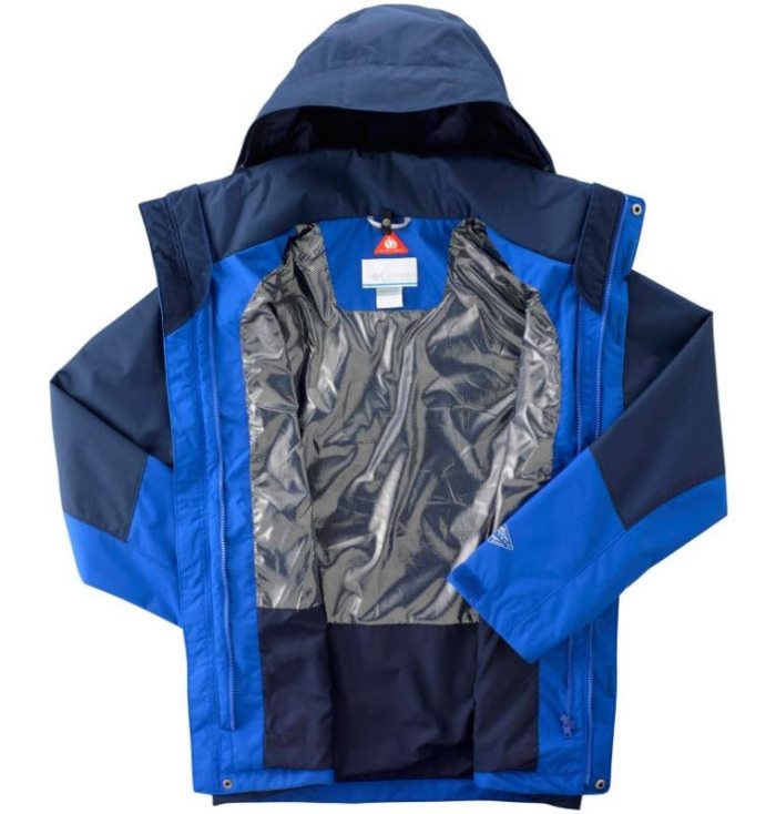 Jaqueta 3 Em 1 Columbia Bugaboo™ II Fleece Interchange Jaqueta Masculino Azuis Azul Marinho Portugal | 151668-BJ7U