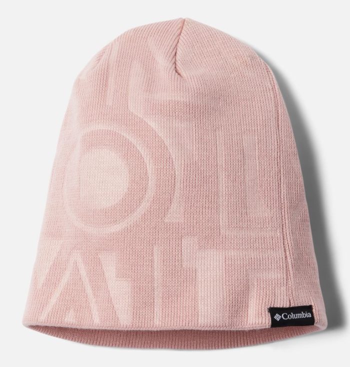 Gorros Columbia City Trek™ Debossed Beanie Feminino Luz Rosa Portugal | 199456-TRSQ