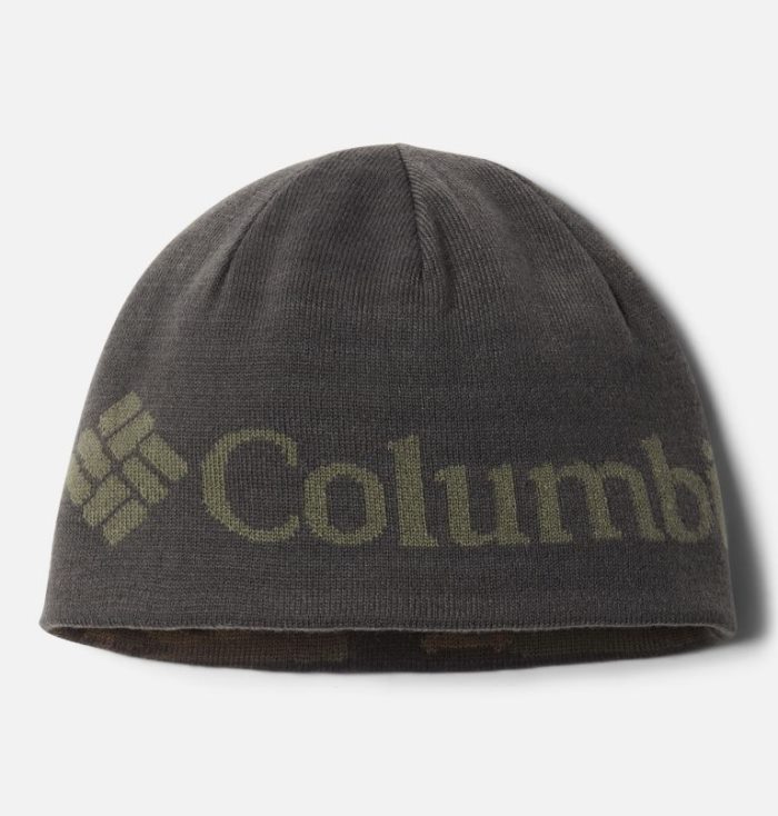 Gorros Columbia Urbanization Mix Reversible Beanie Criança Camufladas Cinzentas Escuro Portugal | 116125-FYTA