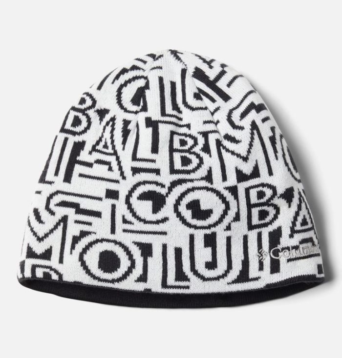 Gorros Columbia Urbanization Mix Reversible Beanie Criança Branco Pretas Portugal | 164078-U1PW