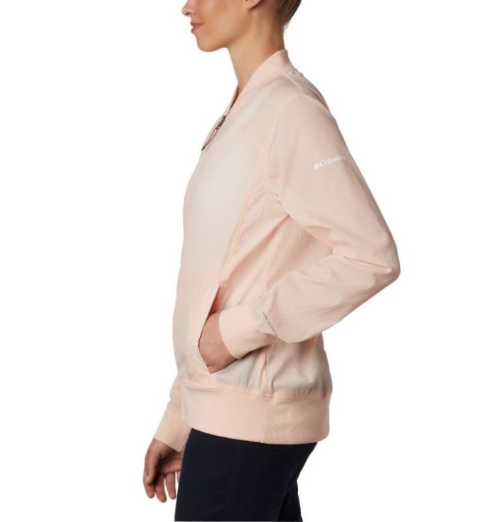 Jaqueta Bomber Columbia Bachy Butte™ Long Jaqueta Bomber Feminino Luz Coral Portugal | 182630-3IX6