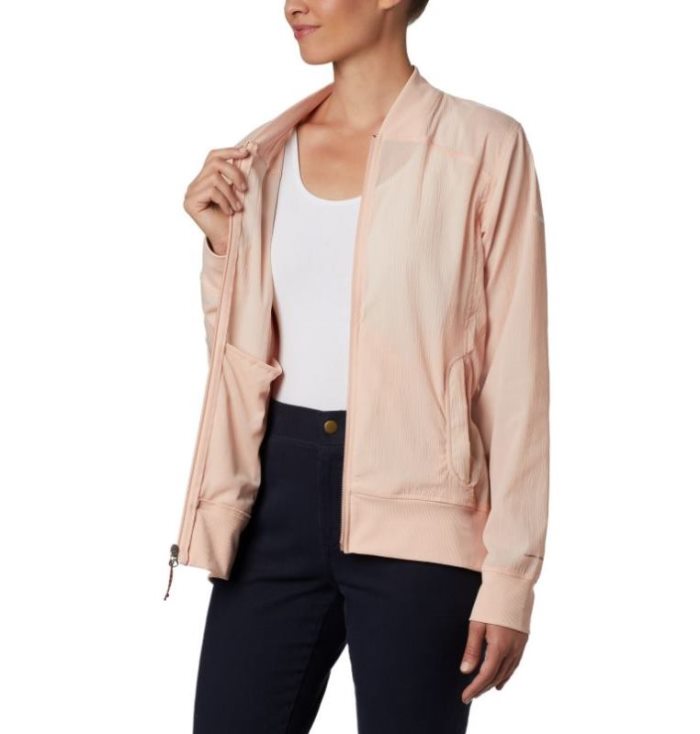 Jaqueta Bomber Columbia Bachy Butte™ Long Jaqueta Bomber Feminino Luz Coral Portugal | 182630-3IX6