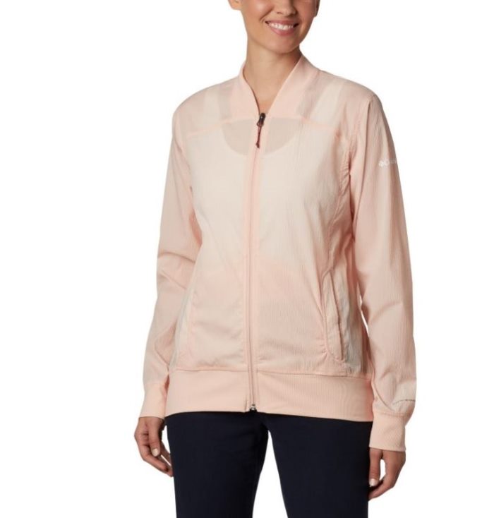 Jaqueta Bomber Columbia Bachy Butte™ Long Jaqueta Bomber Feminino Luz Coral Portugal | 182630-3IX6