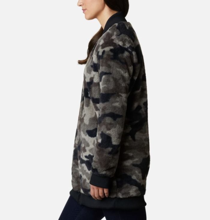 Jaqueta Bomber Columbia Bundle Up™ Printed Casaco De Lã Feminino Pretas Camufladas Portugal | 195916-XE6W