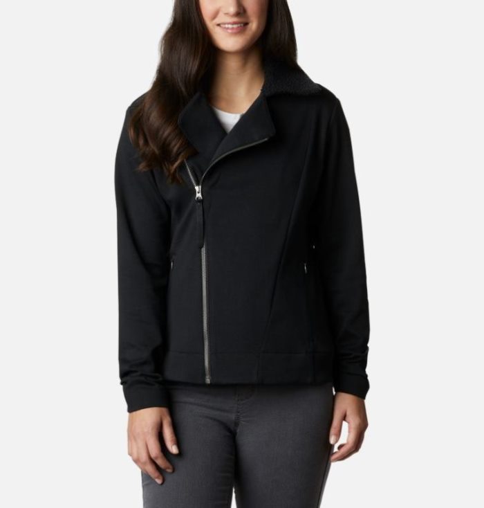 Jaqueta Bomber Columbia Butte Hike™ Full Zip Jaqueta Feminino Pretas Portugal | 199339-C3U4