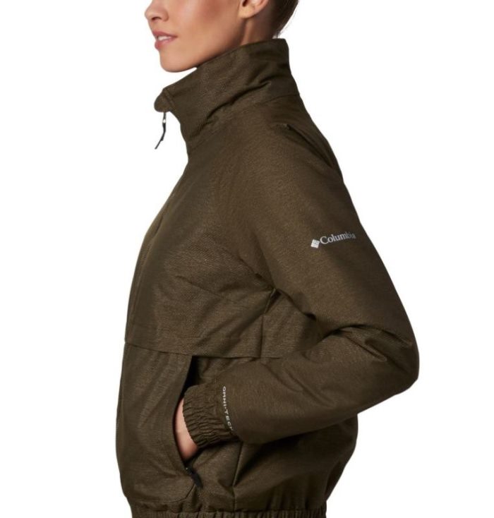 Jaqueta Bomber Columbia Firwood™ Bomber Feminino Verde Oliva Verdes Portugal | 113478-2ALP