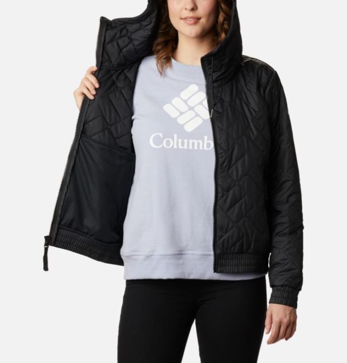 Jaqueta Bomber Columbia Sweet View™ Insulated Bomber Feminino Pretas Portugal | 100469-MVUL