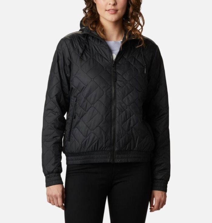 Jaqueta Bomber Columbia Sweet View™ Insulated Bomber Feminino Pretas Portugal | 100469-MVUL