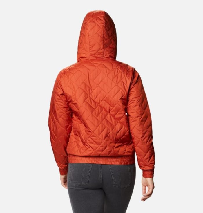 Jaqueta Bomber Columbia Sweet View™ Insulated Bomber Feminino Vermelhas Escuro Portugal | 121345-WIX0