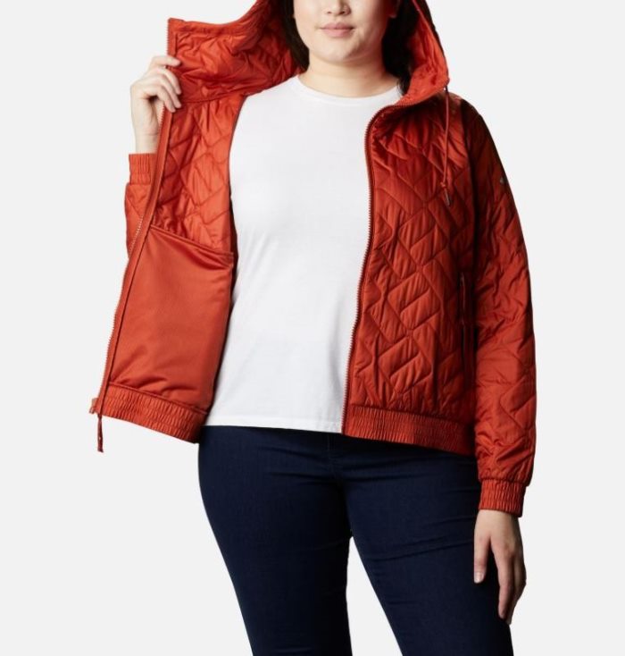 Jaqueta Bomber Columbia Sweet View™ Insulated Bomber Feminino Vermelhas Escuro Portugal | 143548-L923