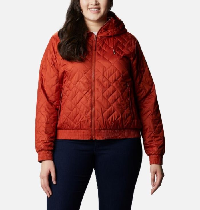 Jaqueta Bomber Columbia Sweet View™ Insulated Bomber Feminino Vermelhas Escuro Portugal | 143548-L923