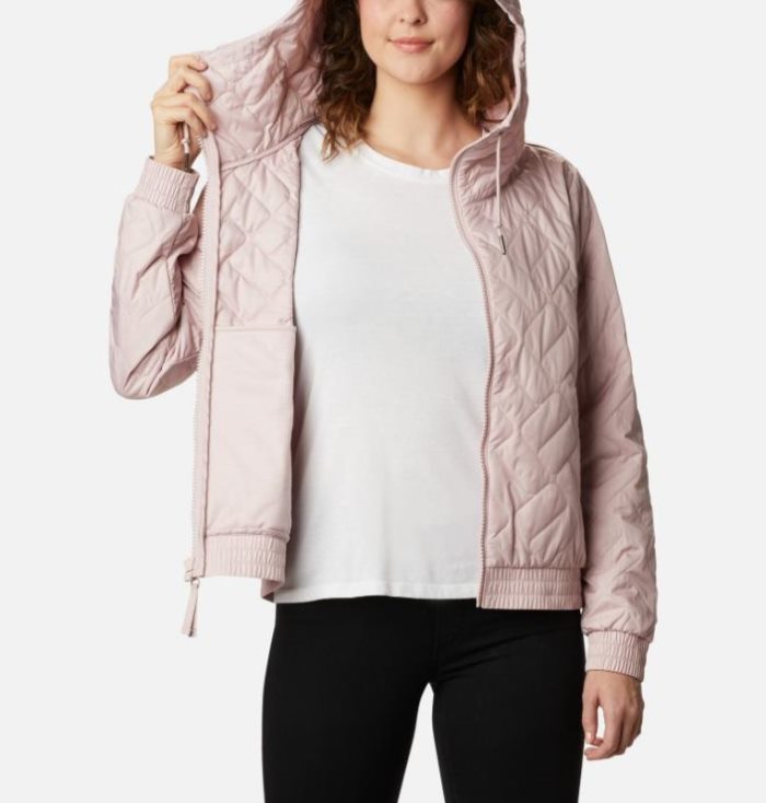 Jaqueta Bomber Columbia Sweet View™ Insulated Bomber Feminino Luz Rosa Portugal | 147880-QMX3