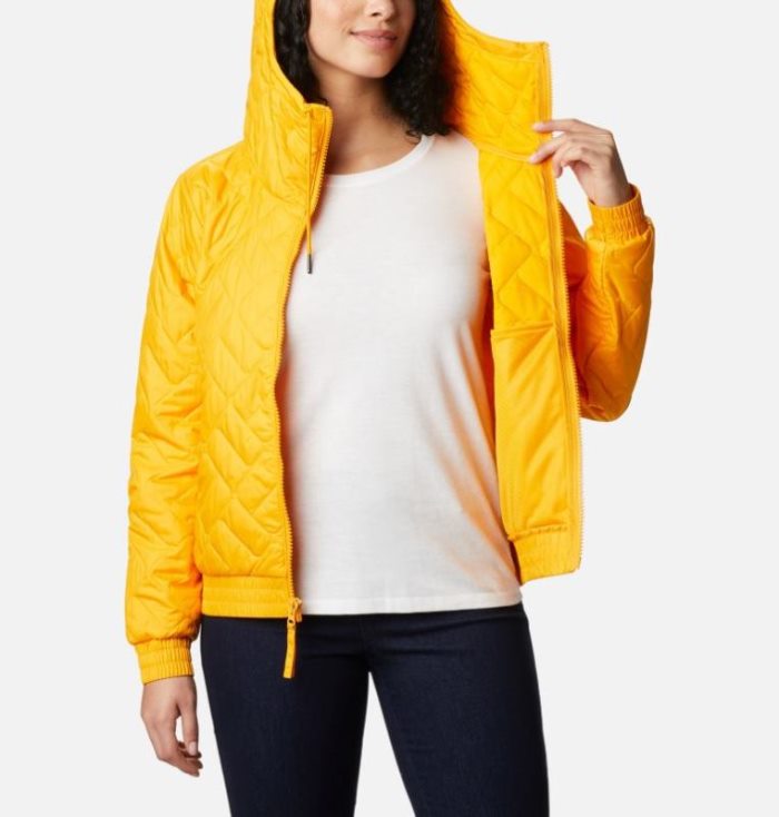 Jaqueta Bomber Columbia Sweet View™ Insulated Bomber Feminino Luz Douradas Portugal | 162076-0OYY