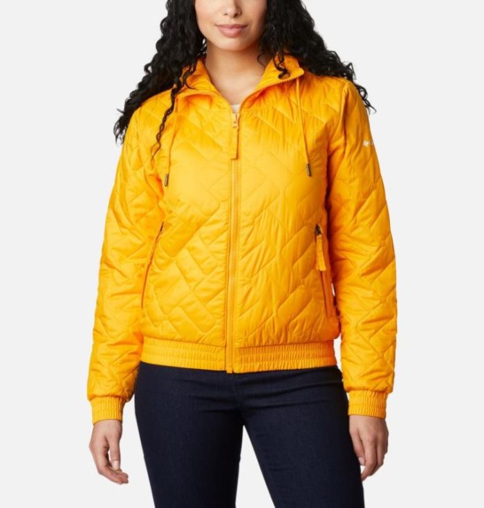 Jaqueta Bomber Columbia Sweet View™ Insulated Bomber Feminino Luz Douradas Portugal | 162076-0OYY