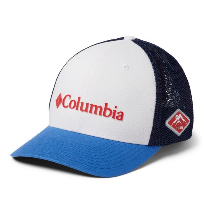 Boné Columbia Mesh™ Ball Cap Feminino Branco Azul Marinho Azuis Portugal | 168725-U96N