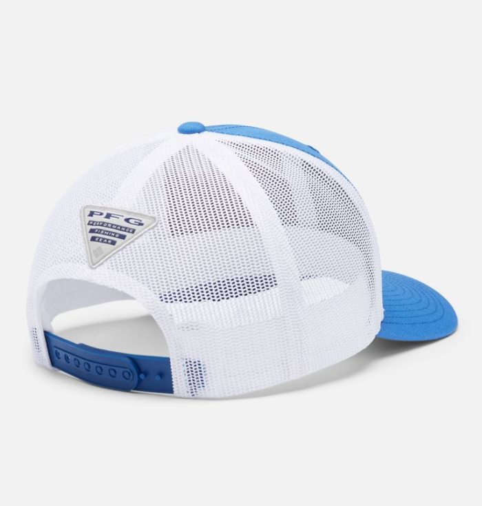 Boné Columbia PFG Mesh Snap Back™ Hooks Ball Cap Feminino Azuis Rosa Douradas Portugal | 195456-LZ0V