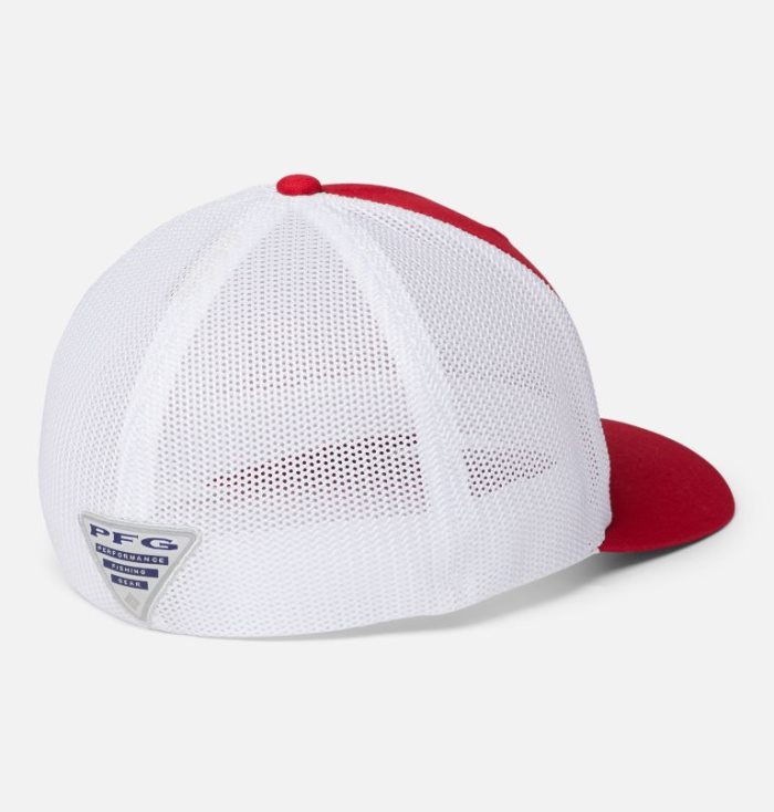 Boné Columbia PFG Mesh Stateside™ Ball Cap - USA Masculino Vermelhas Portugal | 180653-ZDDE