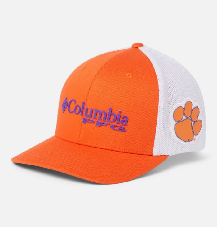 Boné Columbia PFG Mesh™ Ball Cap - Clemson Masculino Laranja Portugal | 114367-SLXU