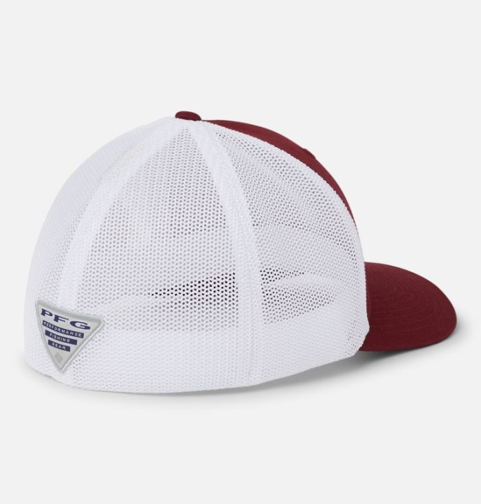 Boné Columbia PFG Mesh™ Ball Cap - Florida State Masculino Vermelhas Escuro Portugal | 151917-0VSL