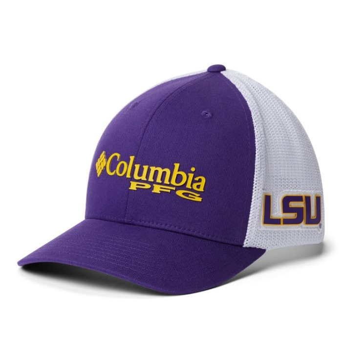 Boné Columbia PFG Mesh™ Ball Cap - LSU Feminino Roxo Portugal | 107929-43Y5