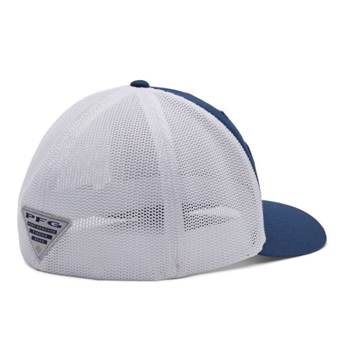 Boné Columbia PFG Mesh™ Hooks Ball Cap Feminino Azul Marinho Prateadas Portugal | 105435-HUTW