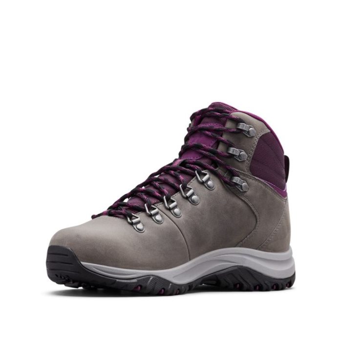 Botas Caminhada Columbia 100MW™ Titanium OutDry™ Caminhada Boot Feminino Cinzentas Bordeaux Portugal | 192162-B9YF