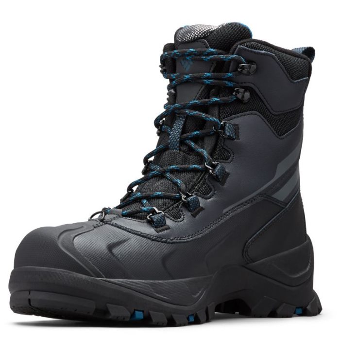 Botas Columbia Bugaboot™ Plus IV Omni-Heat™ Boot Masculino Pretas Azuis Portugal | 119141-IGAG