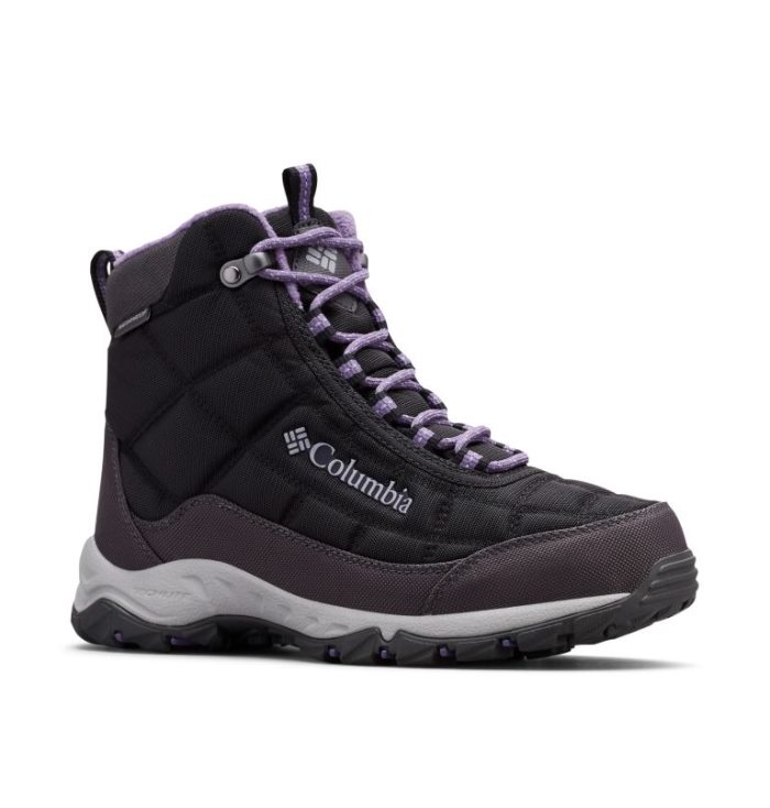 Botas Columbia Firecamp™ Boot Feminino Pretas Roxo Portugal | 109166-BX4D