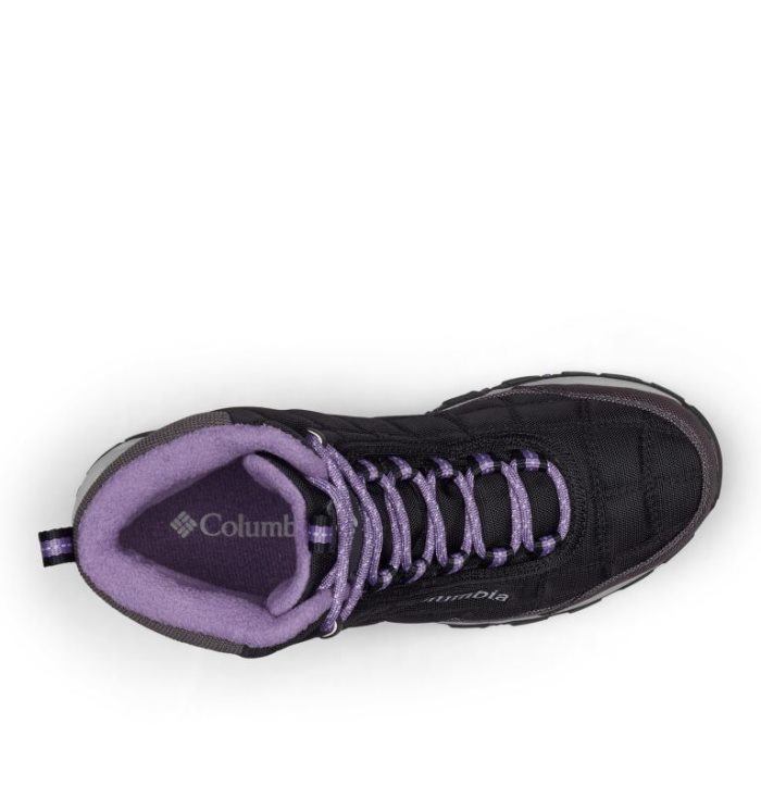 Botas Columbia Firecamp™ Boot Feminino Pretas Roxo Portugal | 109166-BX4D