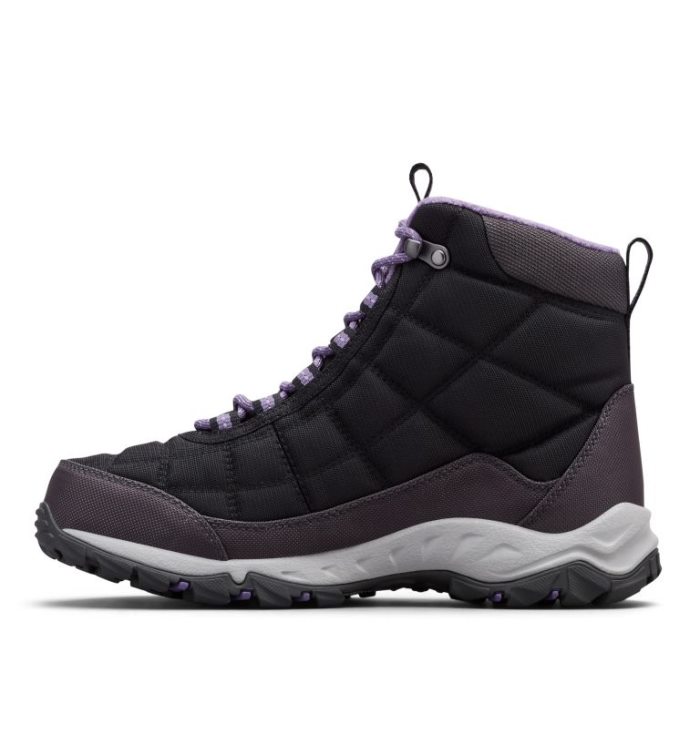 Botas Columbia Firecamp™ Boot Feminino Pretas Roxo Portugal | 109166-BX4D