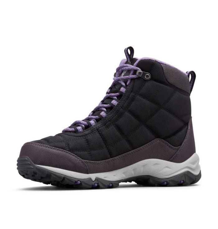 Botas Columbia Firecamp™ Boot Feminino Pretas Roxo Portugal | 109166-BX4D