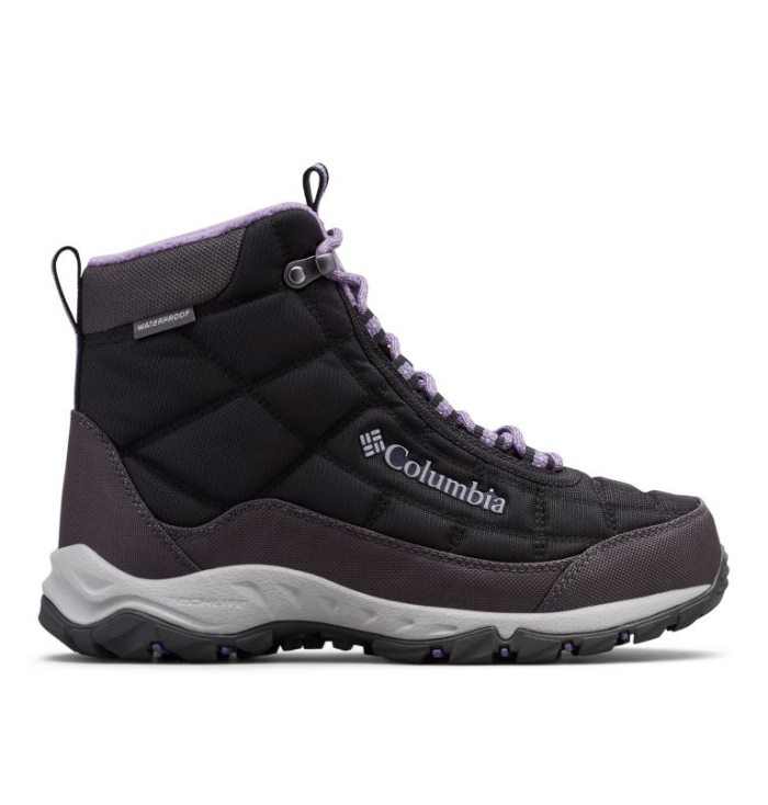 Botas Columbia Firecamp™ Boot Feminino Pretas Roxo Portugal | 109166-BX4D