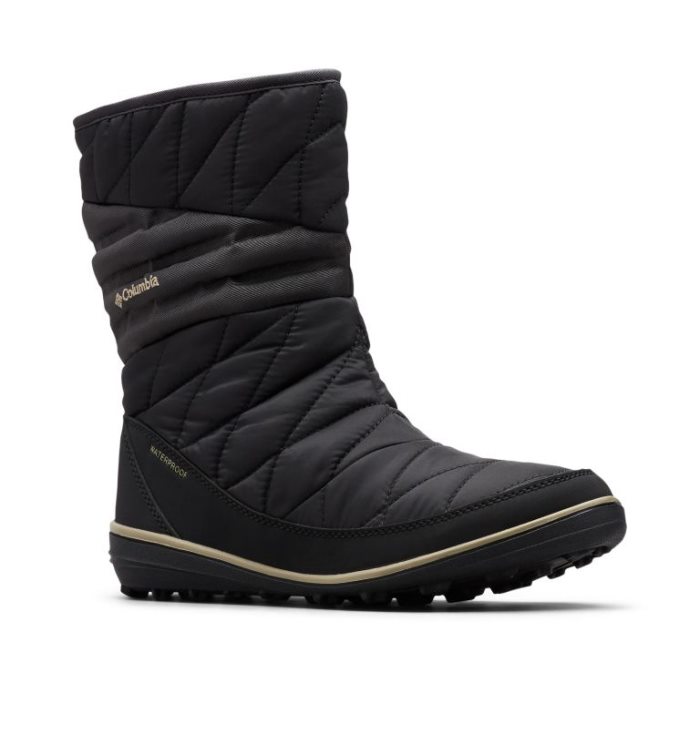 Botas Columbia Heavenly™ Slip II Omni-Heat™ Boot Feminino Pretas Prateadas Verde Oliva Portugal | 112238-TTEH