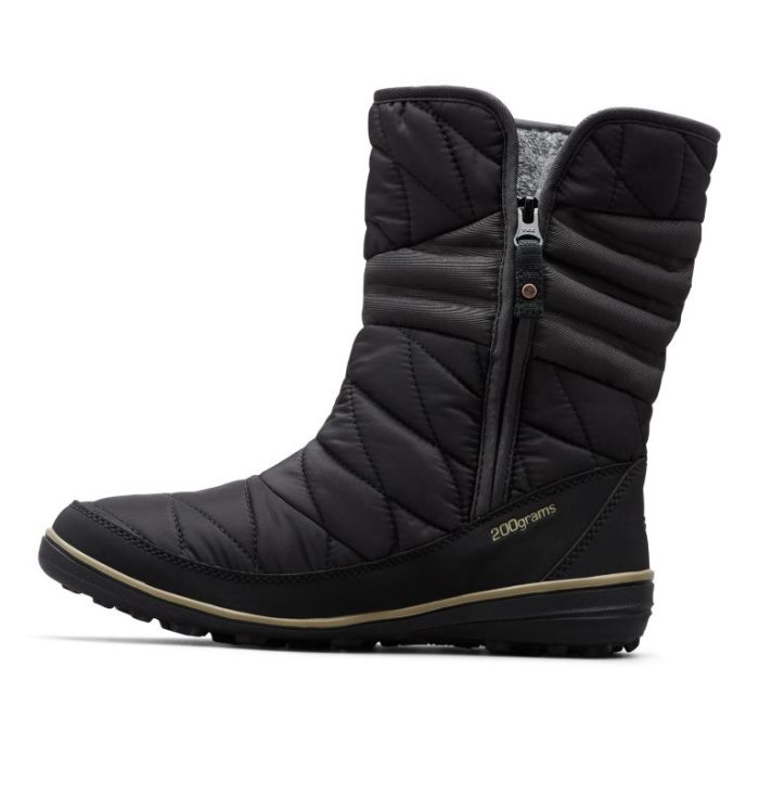 Botas Columbia Heavenly™ Slip II Omni-Heat™ Boot Feminino Pretas Prateadas Verde Oliva Portugal | 112238-TTEH