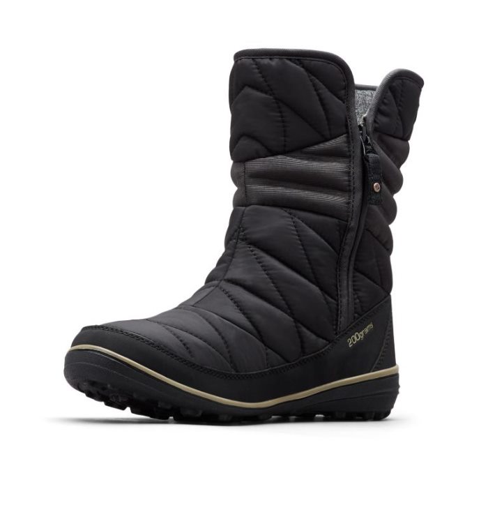 Botas Columbia Heavenly™ Slip II Omni-Heat™ Boot Feminino Pretas Prateadas Verde Oliva Portugal | 112238-TTEH