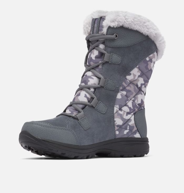 Botas Columbia Ice Maiden™ II Boot Feminino Cinzentas Escuro Roxo Portugal | 187034-S98Y