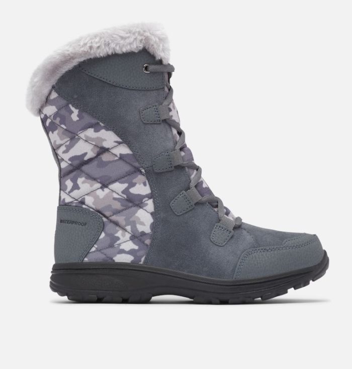 Botas Columbia Ice Maiden™ II Boot Feminino Cinzentas Escuro Roxo Portugal | 187034-S98Y